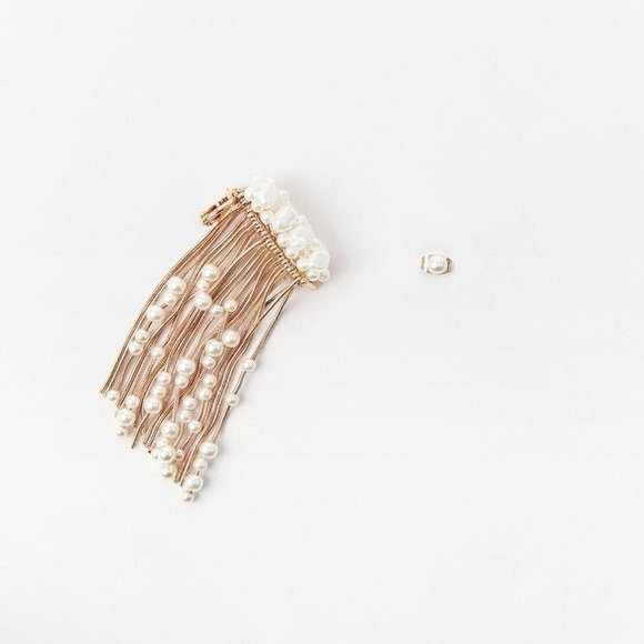 ZARA PEARL CASCADE EAR CUFF NWT ✨🔥🔥 - Picture 2 of 5